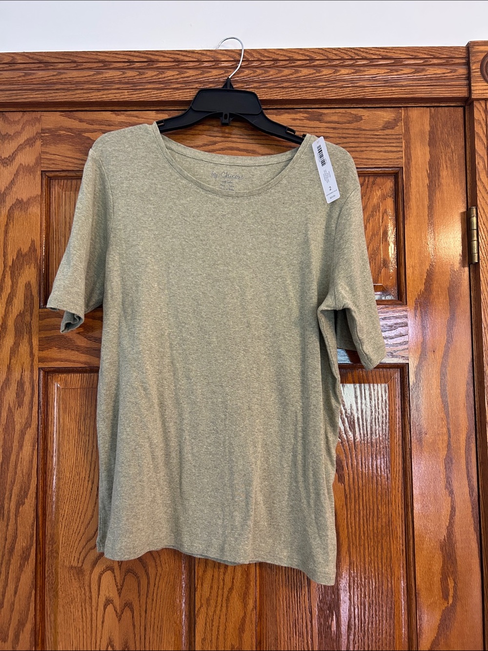 NWT Chico’s 100% Cotton T-Shirt, Size 2